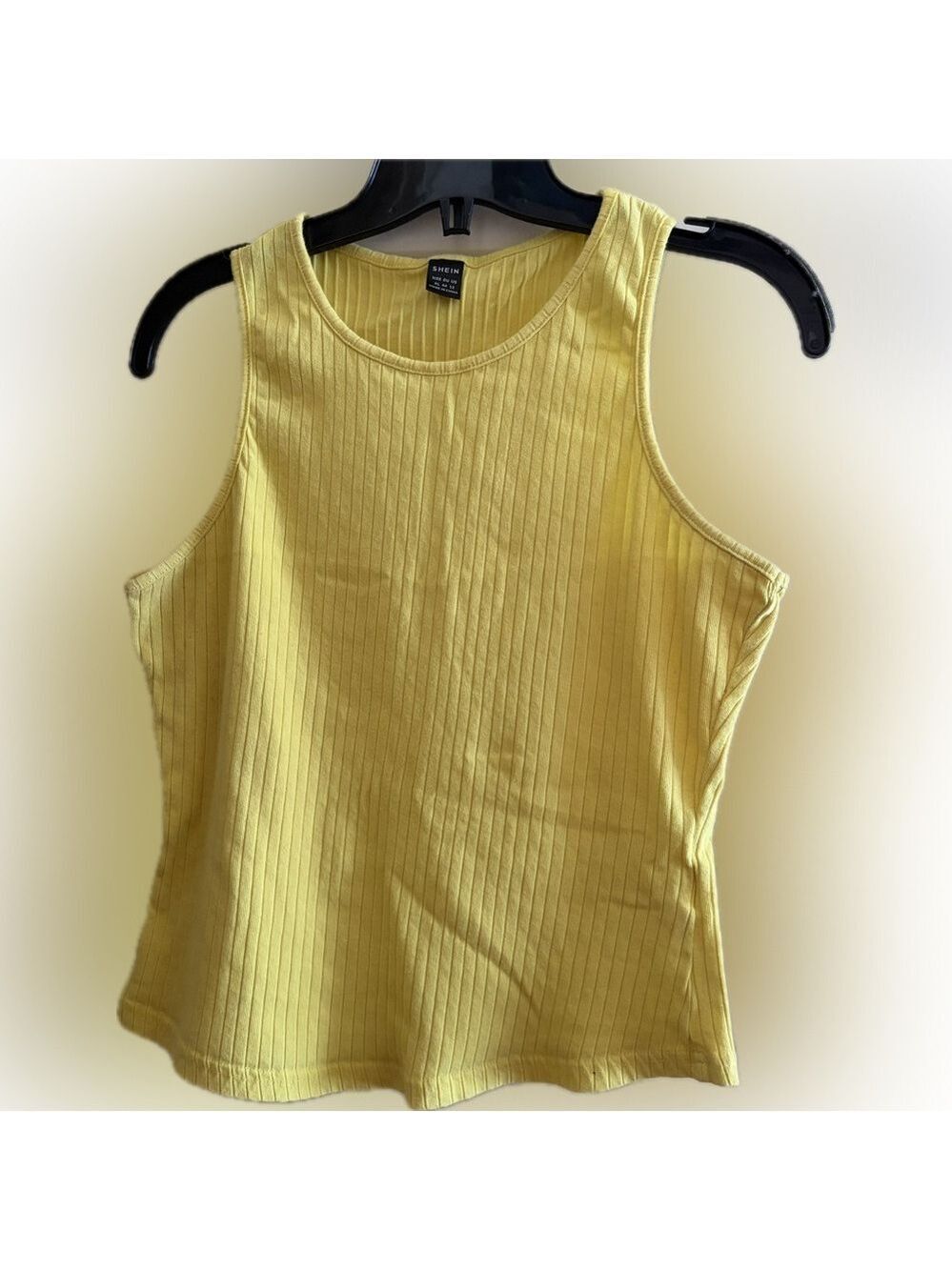 3 for $20 ⭐️ SHEIN Ribbed Knit Tank Top – XL – Yellow
